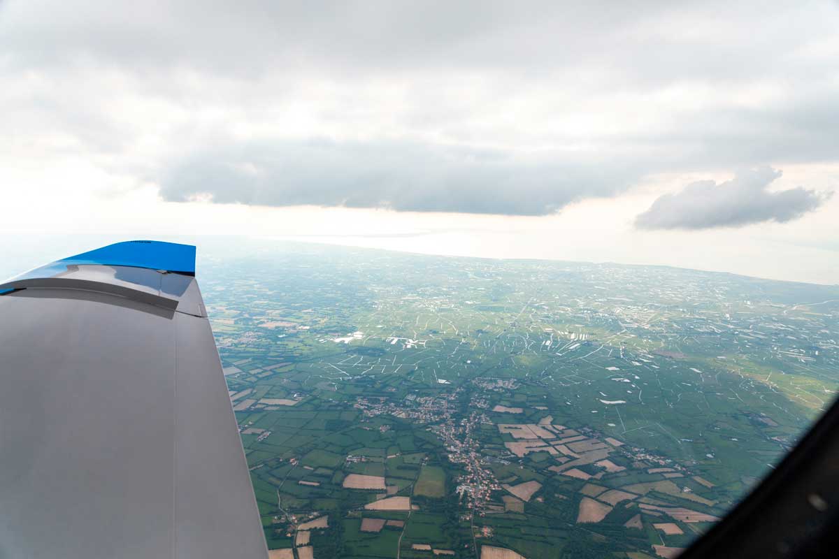 Vue des marais de la Charente-Martitime depuis le ciel